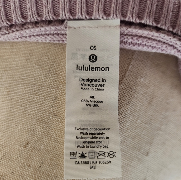 Lululemon Lilac Pink Forward Flow Sweater Poncho One Size - Picture 5 of 16